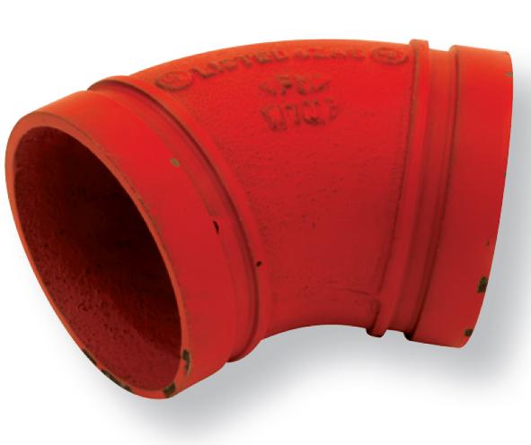Curve scanalate 45° PN16