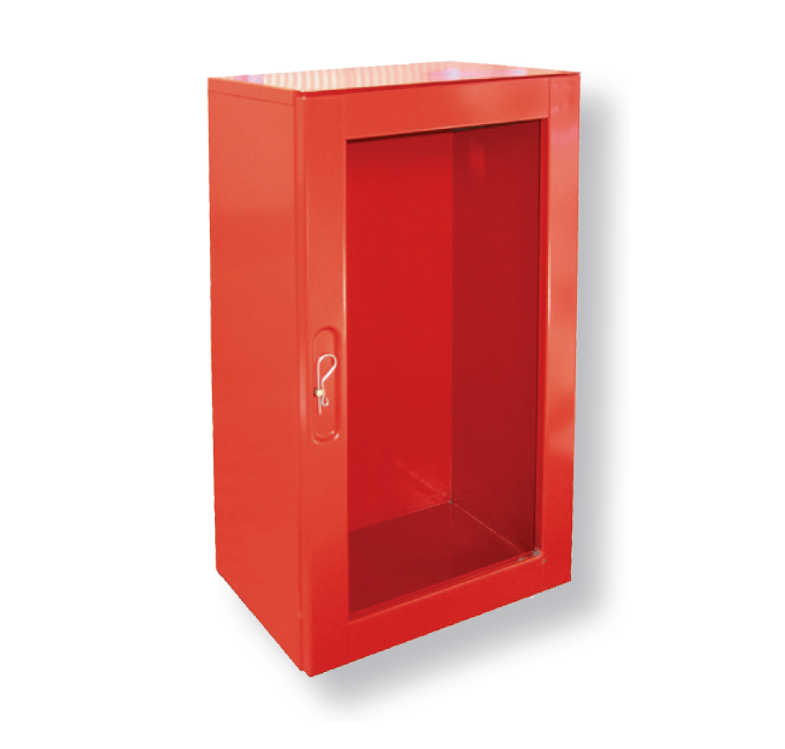 Coffret en tôle porte-extincteurs
