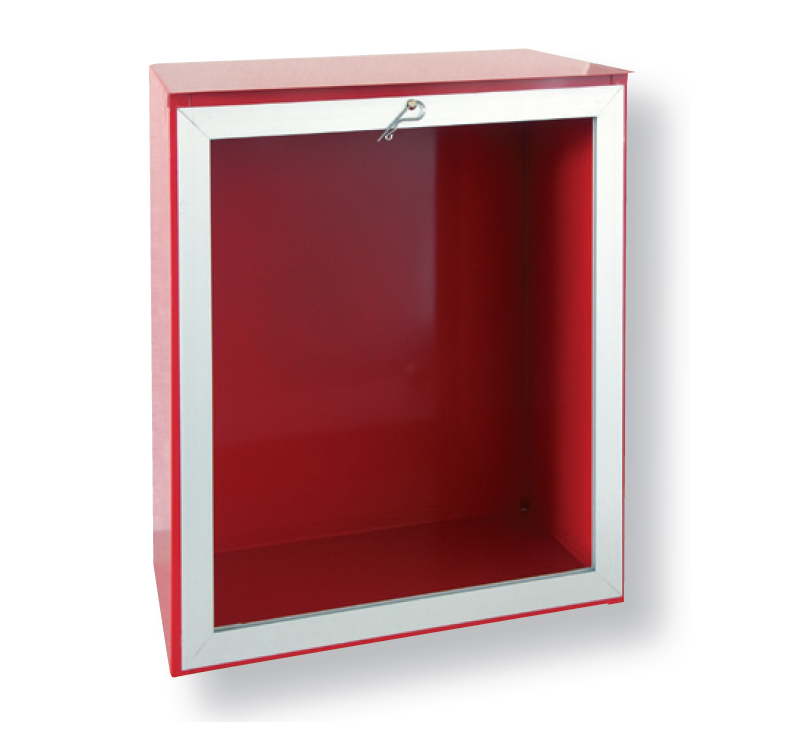 AC058-059 Coffret en tòle vernie rouge pour groupes motopompe