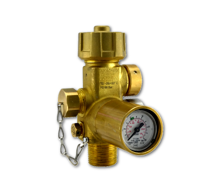 Valve for INERT GAS fixed extinguisher